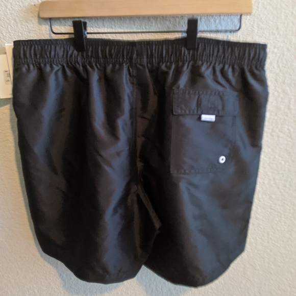 NWT Calvin Klein Swim Trunks Black Size Large MSRP - Picture 4 of 9